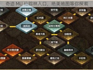 奇迹 MU 仙踪林入口，绝美地图等你探索