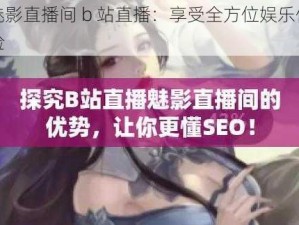 魅影直播间 b 站直播：享受全方位娱乐体验