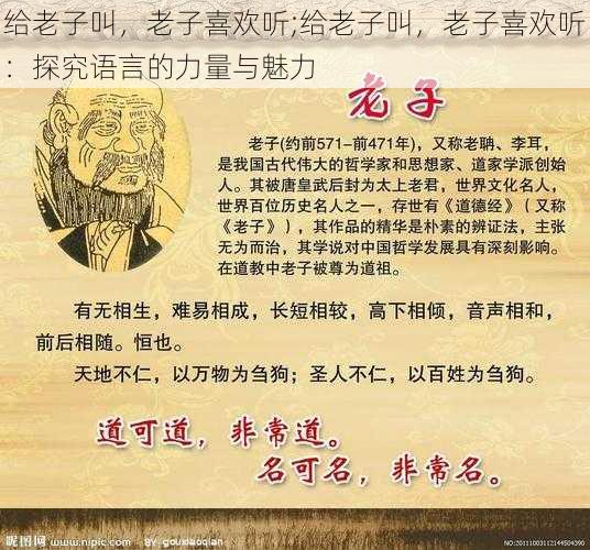 给老子叫，老子喜欢听;给老子叫，老子喜欢听：探究语言的力量与魅力