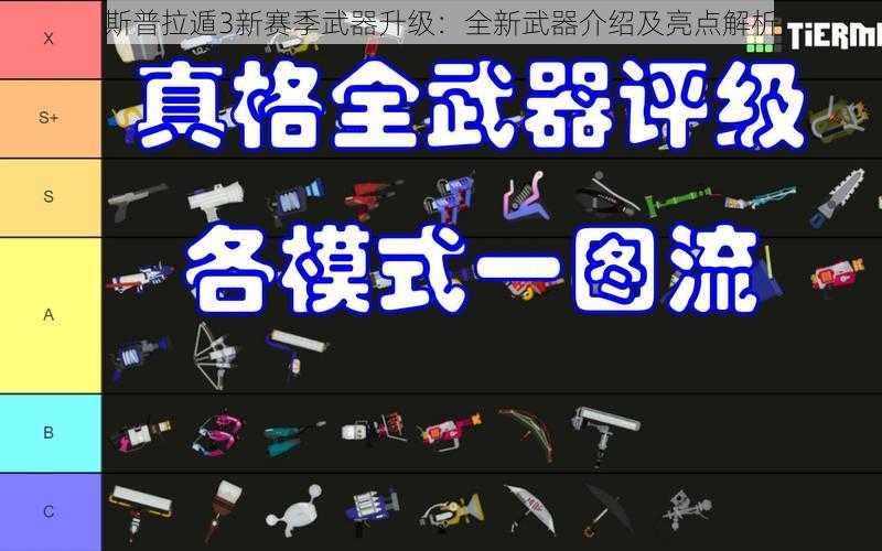 斯普拉遁3新赛季武器升级：全新武器介绍及亮点解析