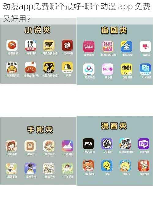 动漫app免费哪个最好-哪个动漫 app 免费又好用？