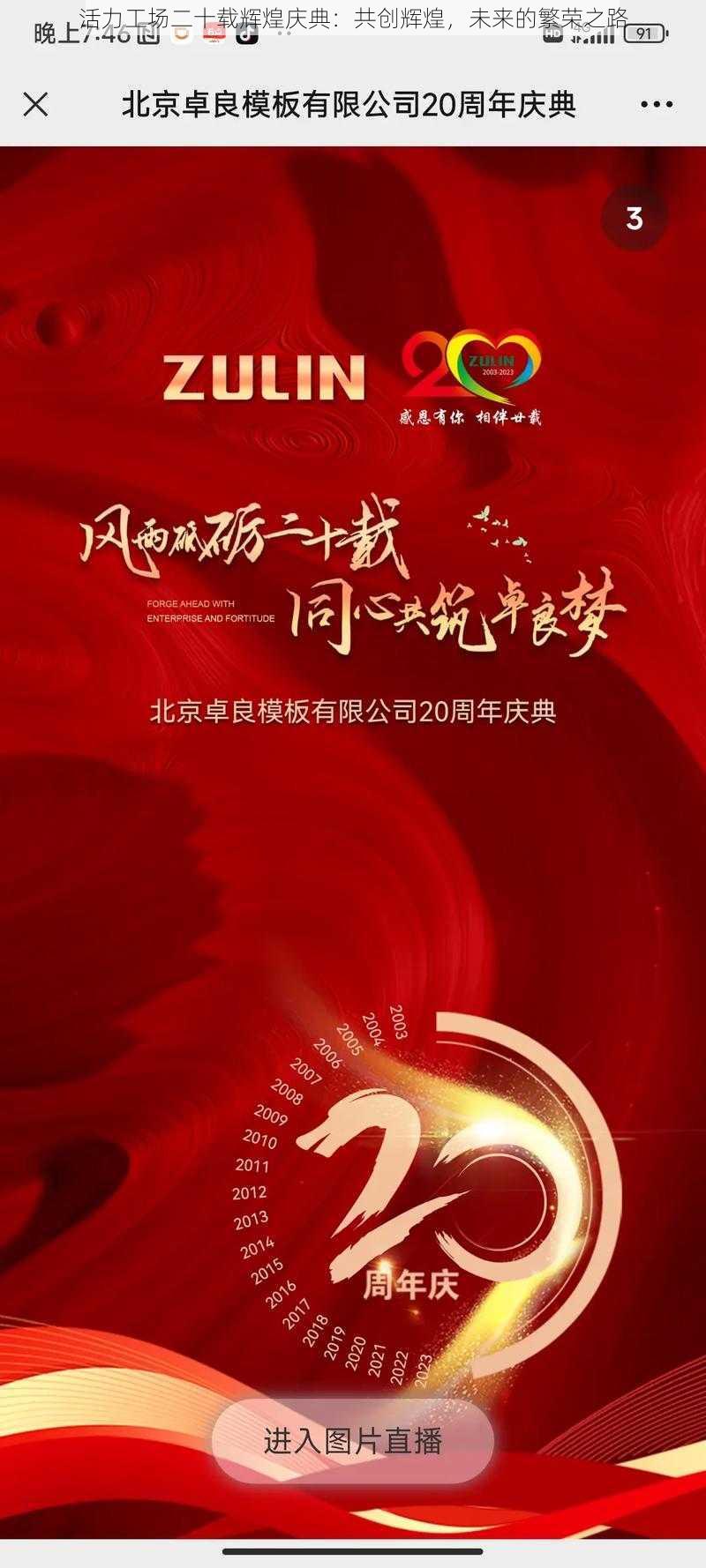 活力工场二十载辉煌庆典：共创辉煌，未来的繁荣之路