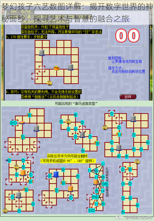 梦幻孩子六艺数图详解：揭开数字世界的神秘面纱，探寻艺术与智慧的融合之旅