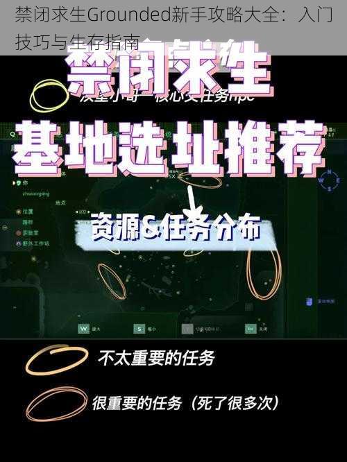 禁闭求生Grounded新手攻略大全：入门技巧与生存指南